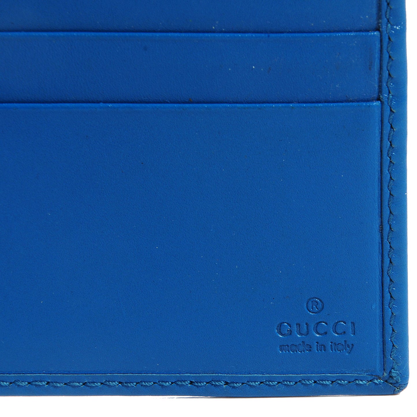 Imprime Monogram Bi-Fold Wallet Riviera Blue