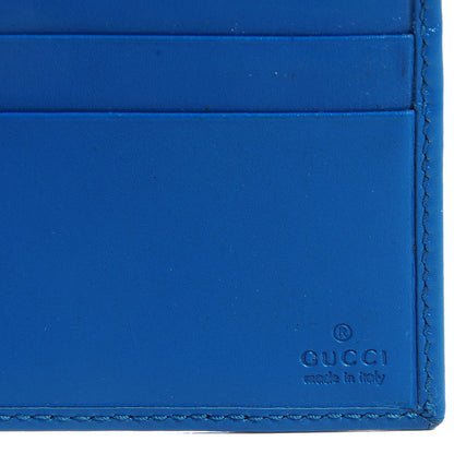 Gucci Imprime Monogram Bi-Fold Wallet Riviera Blue 6 of 7