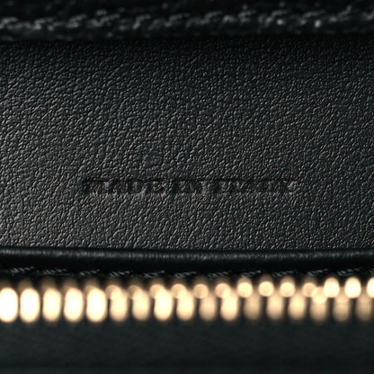 Burberry Grained Calfskin House Check Tartan Mix Hampshire Wallet On Chain Black 6 of 9