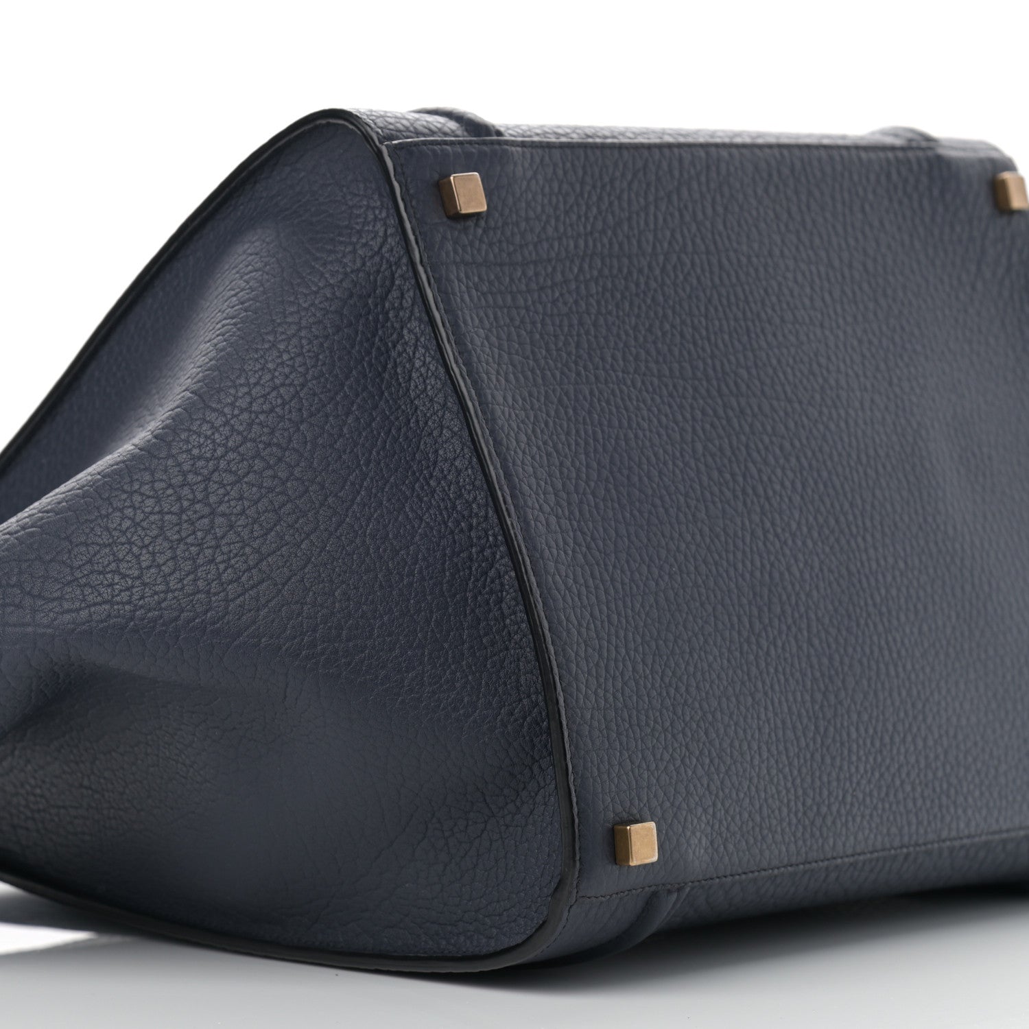 Celine Bullhide Calfskin Medium Phantom Luggage Navy Blue 9 of 11