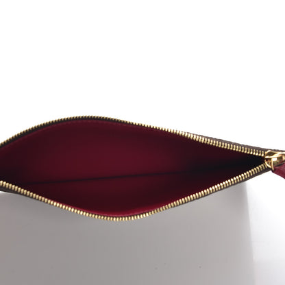 Louis Vuitton Monogram Felicie Chain Wallet Zippered Insert Fuchsia 5 of 6