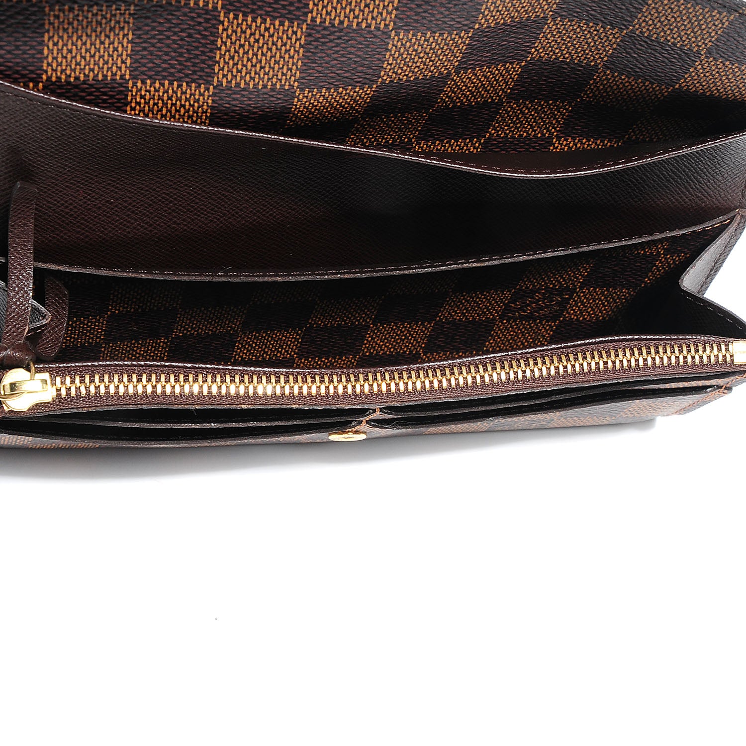 Louis Vuitton Damier Ebene Emilie Wallet 7 of 8