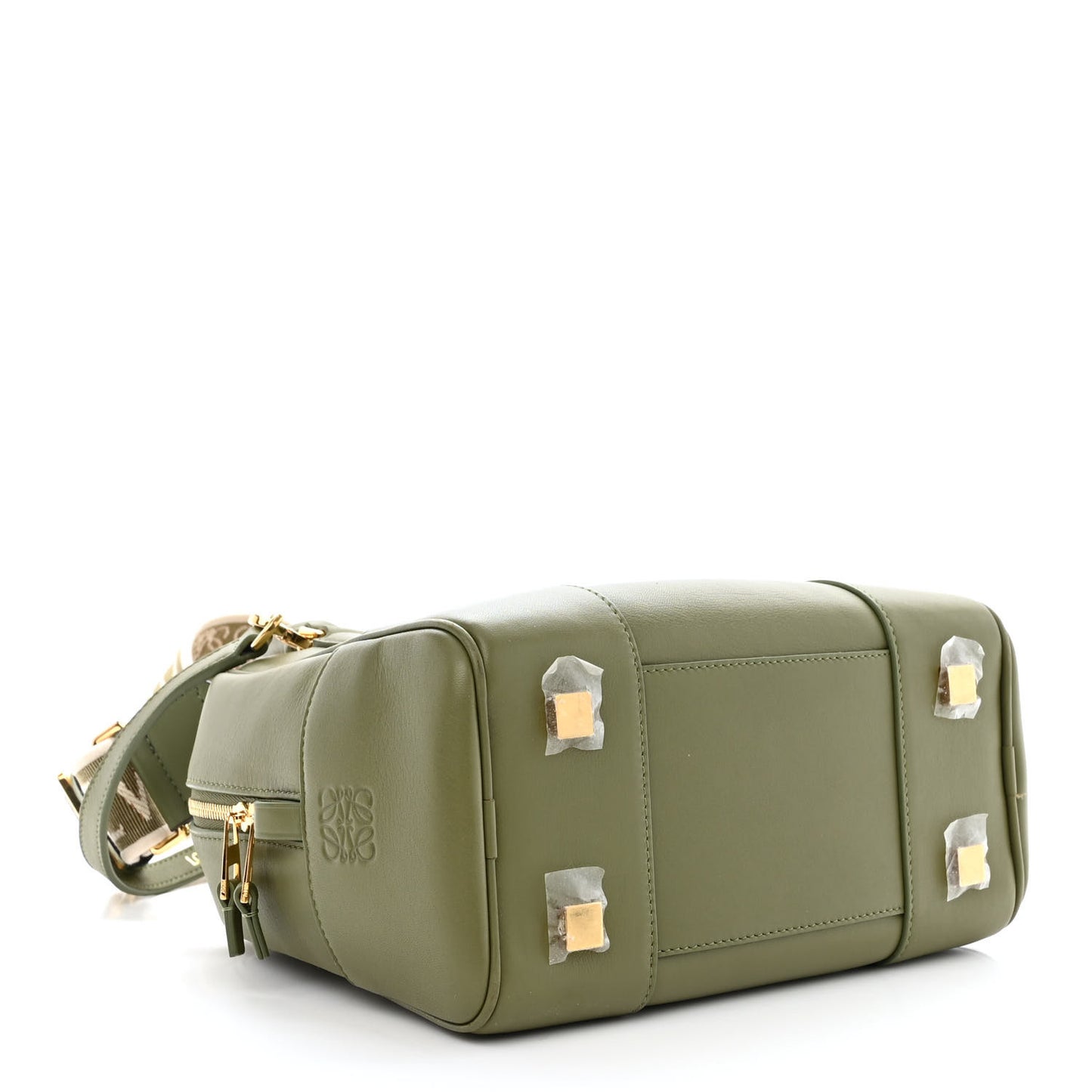 Nappa Calfskin Mini Amazona 16 Square Bag Avocado Green