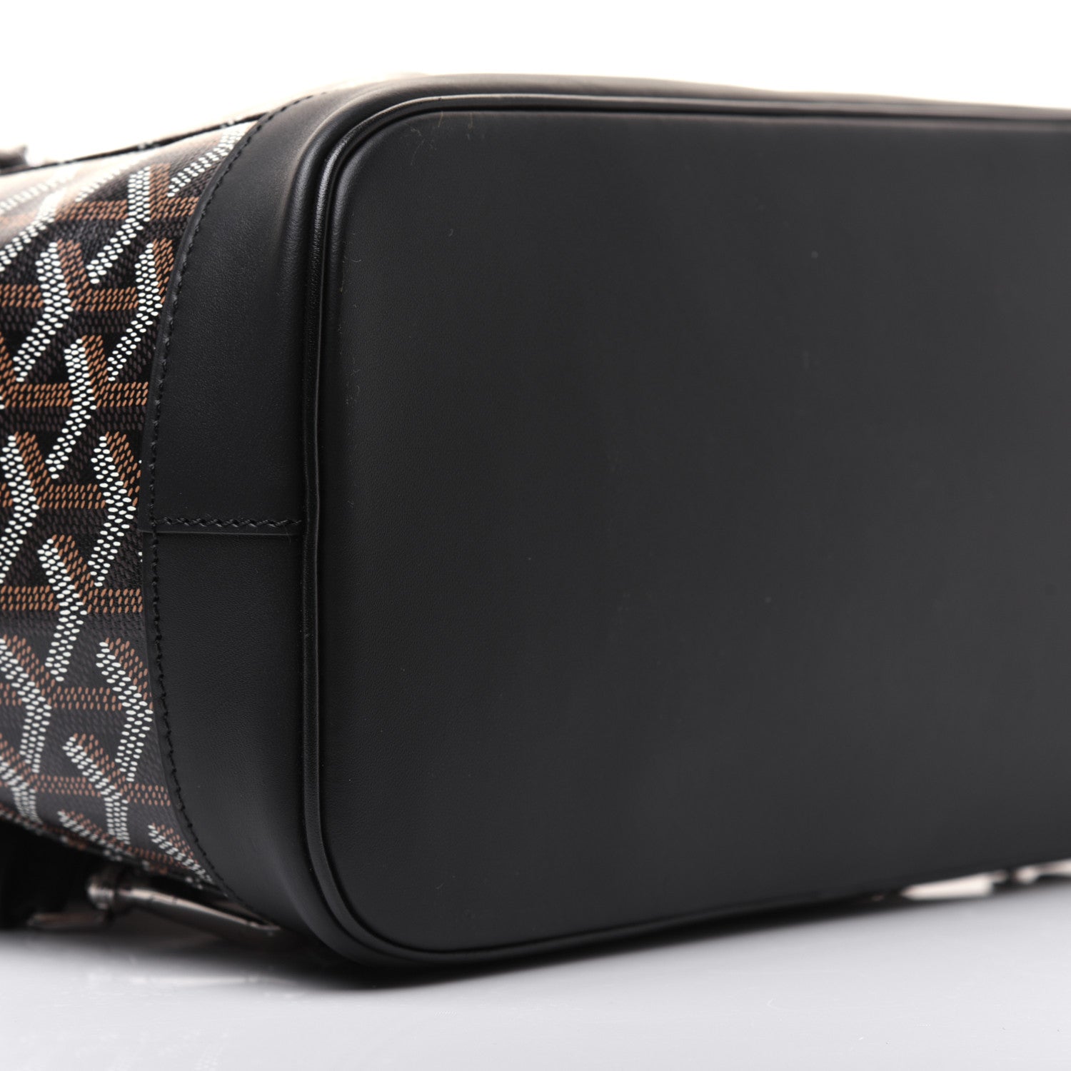 Goyard Goyardine Calfskin Alpin MM Backpack Black 5 of 15