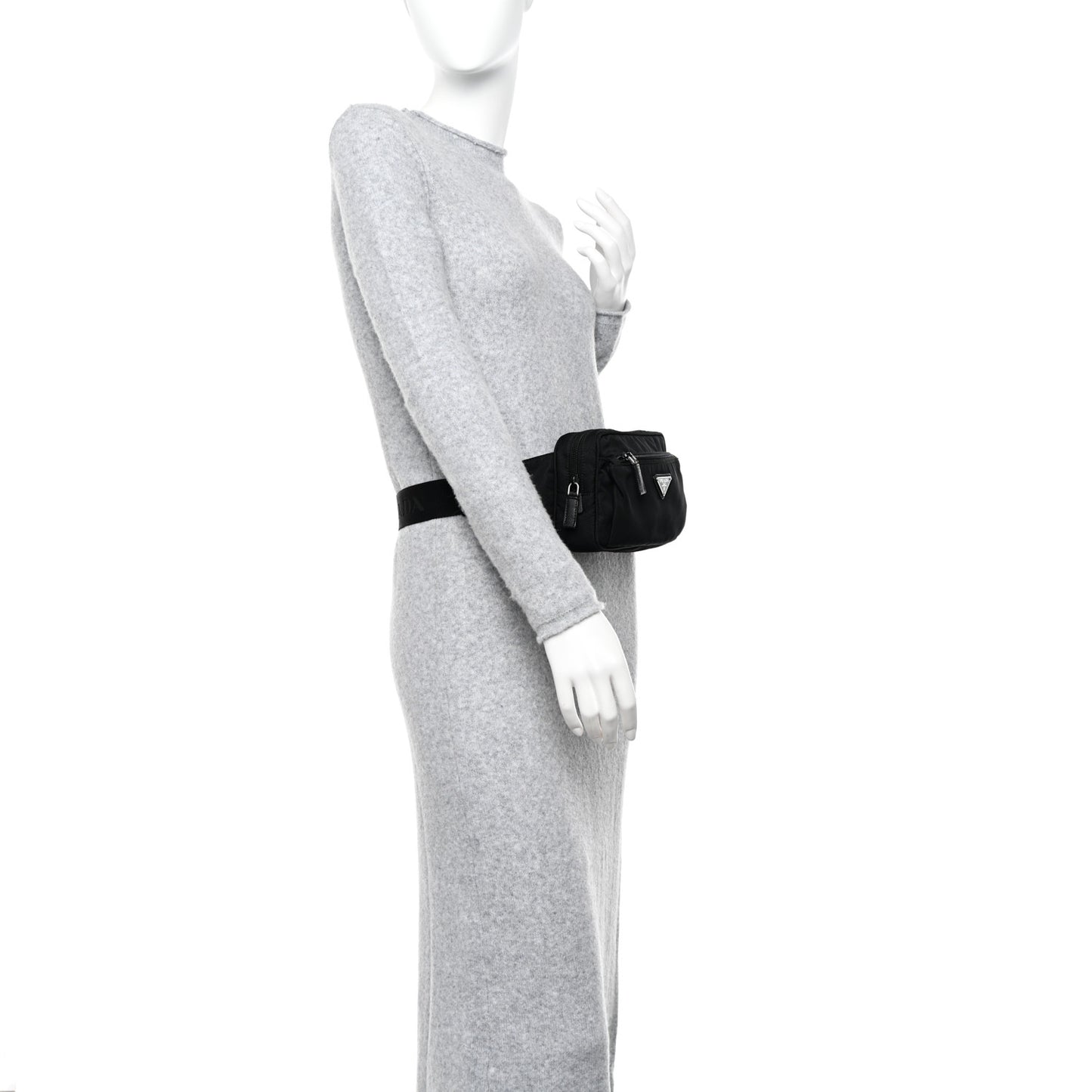 Tessuto Nylon Belt Bag Black
