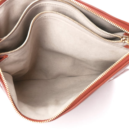 Louis Vuitton Lambskin Embossed Monogram Coussin PM Terracotta Brown 7 of 12