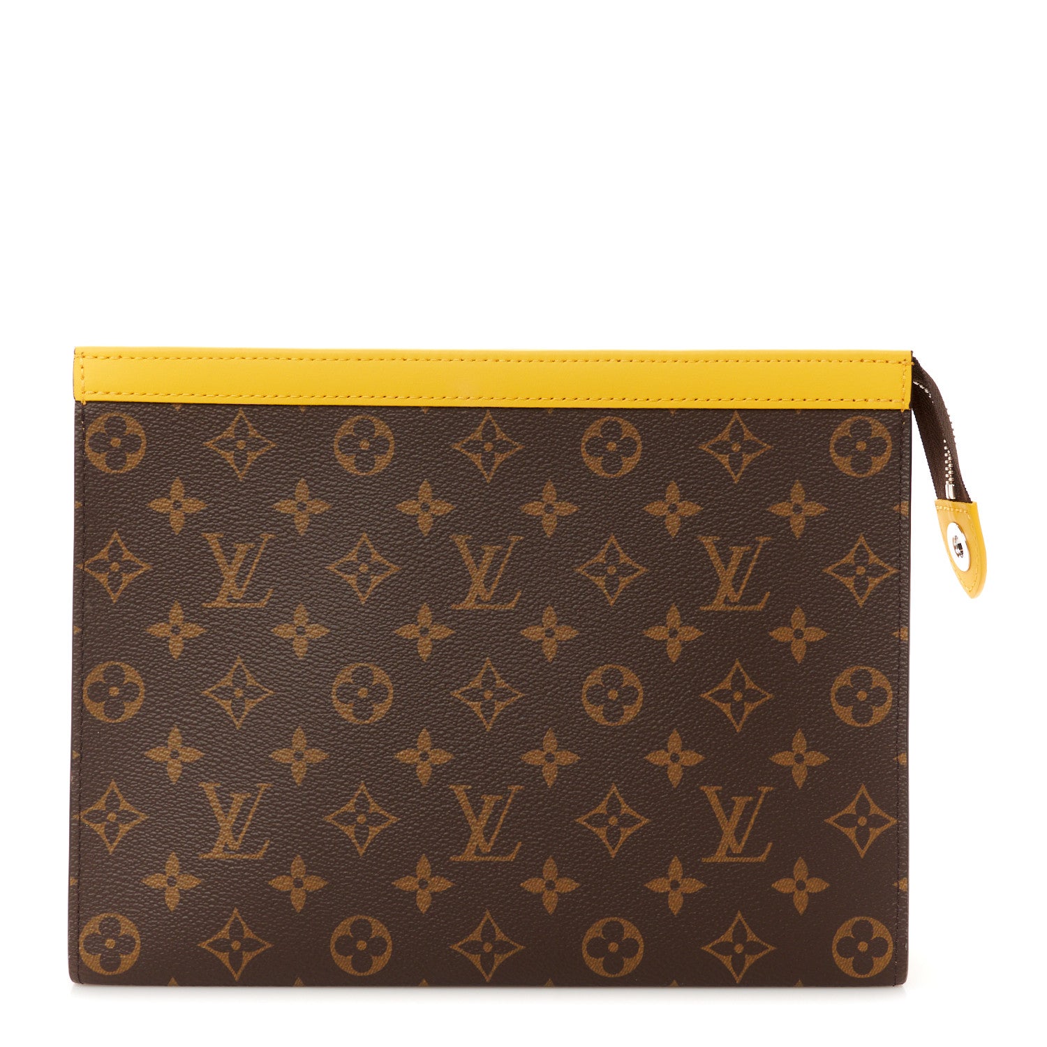 Louis Vuitton Monogram Macassar Pochette Voyage MM Safran Yellow 1 of 7