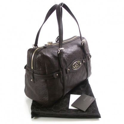 Gucci Guccissima 85th Anniversary Boston Tote Chocolate Brown 3 of 11