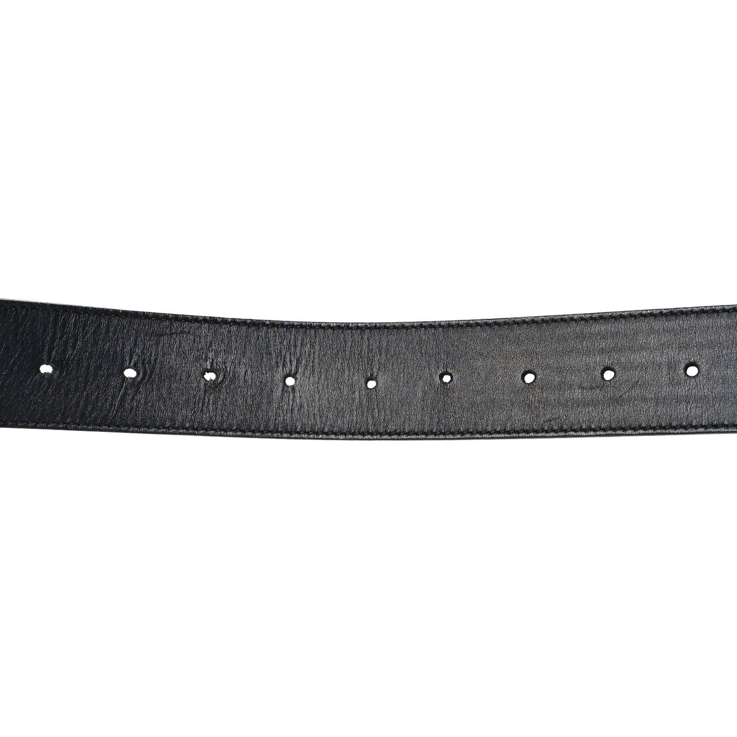 Moon Calfskin Torchon Double G 40mm Belt 85 34 Black