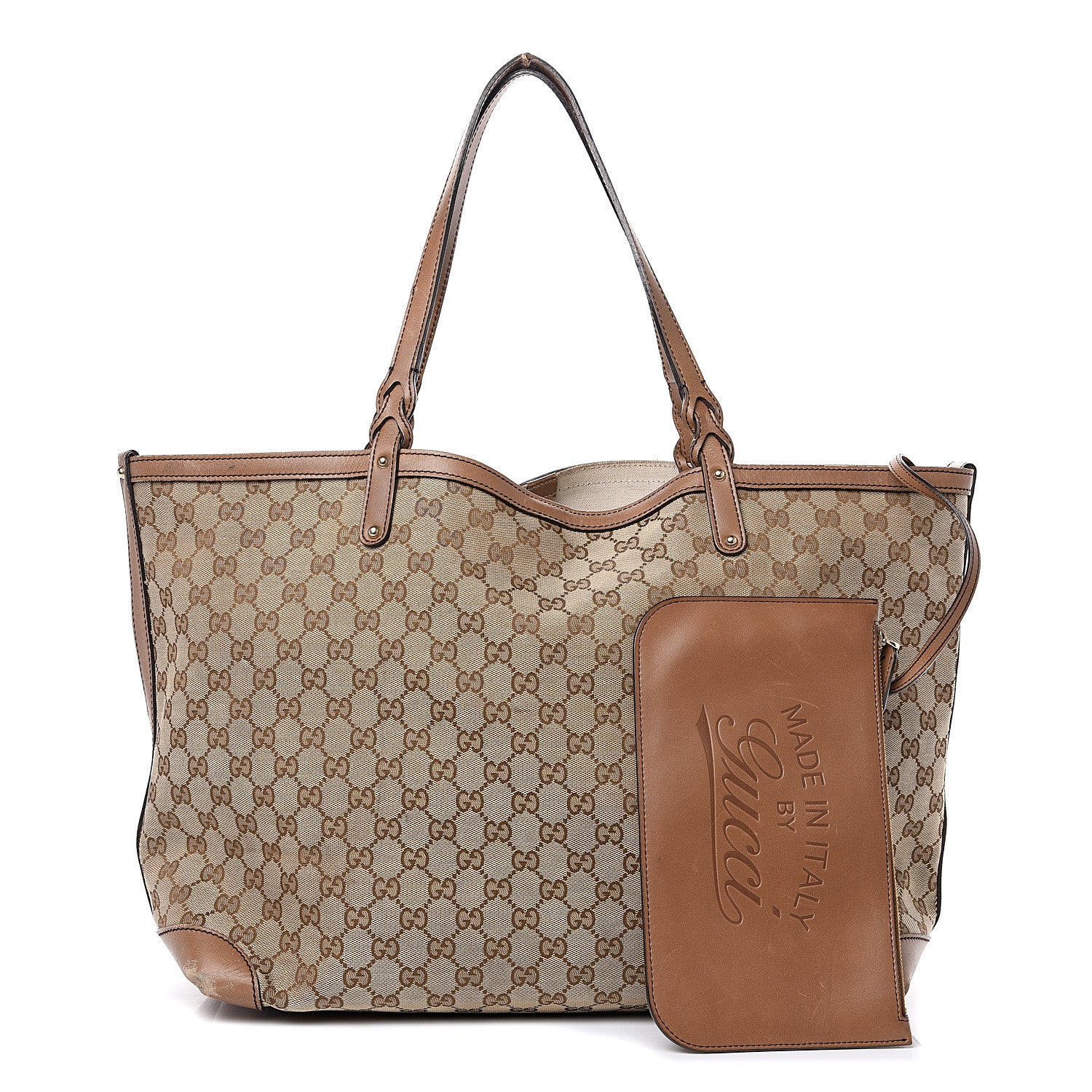 Gucci Monogram Large Craft Tote Light Brown 1 of 19