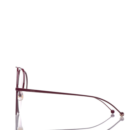 Fendi Metal F is Fendi Printed Run Away Round Frame Sunglasses FF 0285/S Red 3 of 8