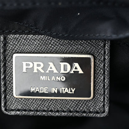 Prada Nylon Vela Saffiano Medium Backpack  Royal 5 of 9