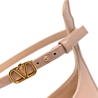Valentino Garavani Patent Tan-Go 55/155mm Platform Sandals 39 Rose Cannelle 10 of 10