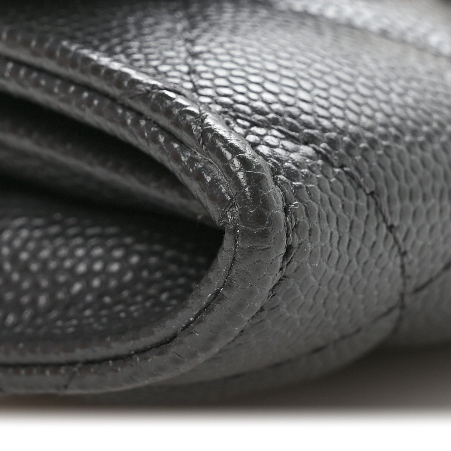 Chanel Caviar Quilted Bracelet On Chain Clutch Grey 10 of 11