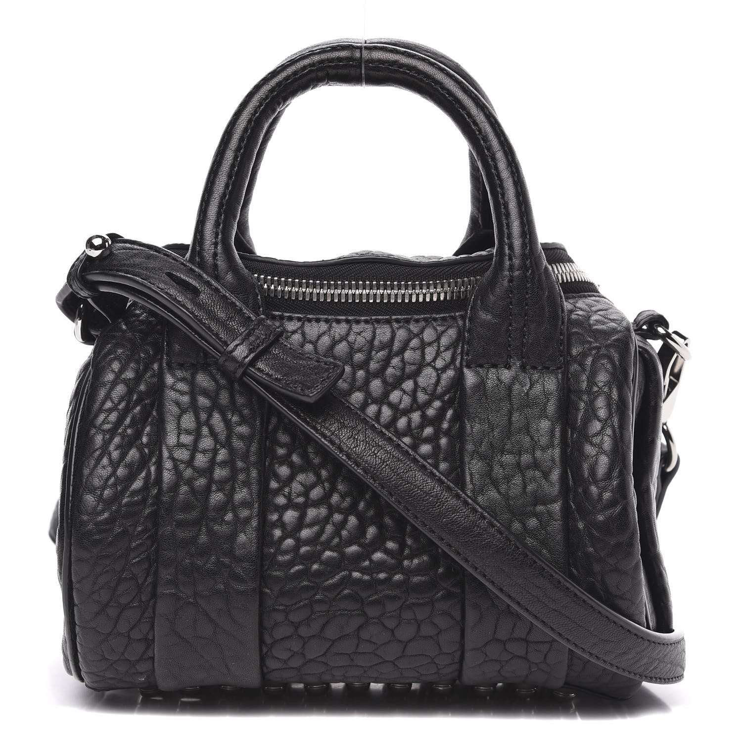 Alexander Wang Pebbled Lambskin Mini Rockie Black Rhodium Hardware 1 of 9