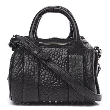 Alexander Wang Pebbled Lambskin Mini Rockie Black Rhodium Hardware 1 of 9