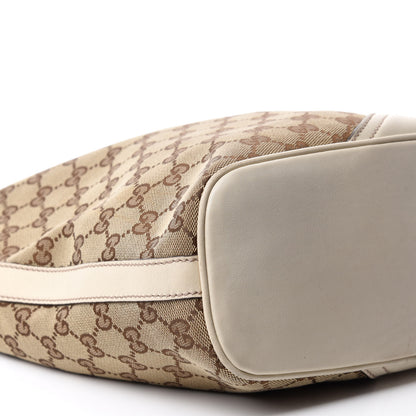 Gucci Monogram Medium New Britt Hobo Off White 6 of 10