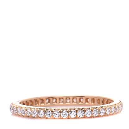 Tiffany 18K Rose Gold Diamond .34ctw Soleste Full Eternity Band Ring 54 7 3 of 6