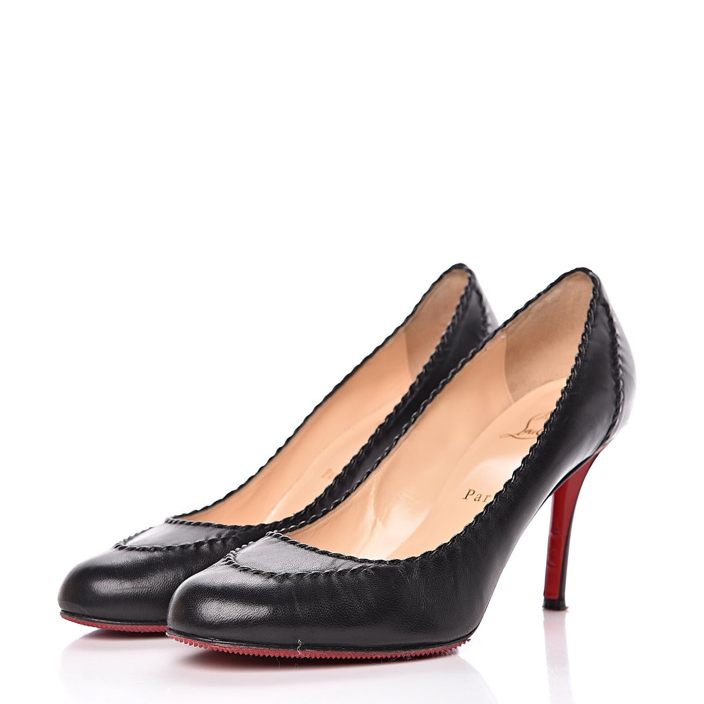 Shiny Nappa Marpelissimo 85 Pumps 39 Black
