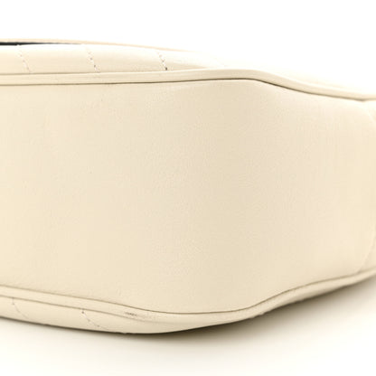 Gucci Sakai Be Green Calfskin Diagonal Stitched Small Blondie Shoulder Bag Mystic White 10 of 12