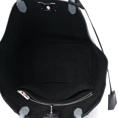 Louis Vuitton Calfskin Lockme Cabas Sky Black 5 of 17