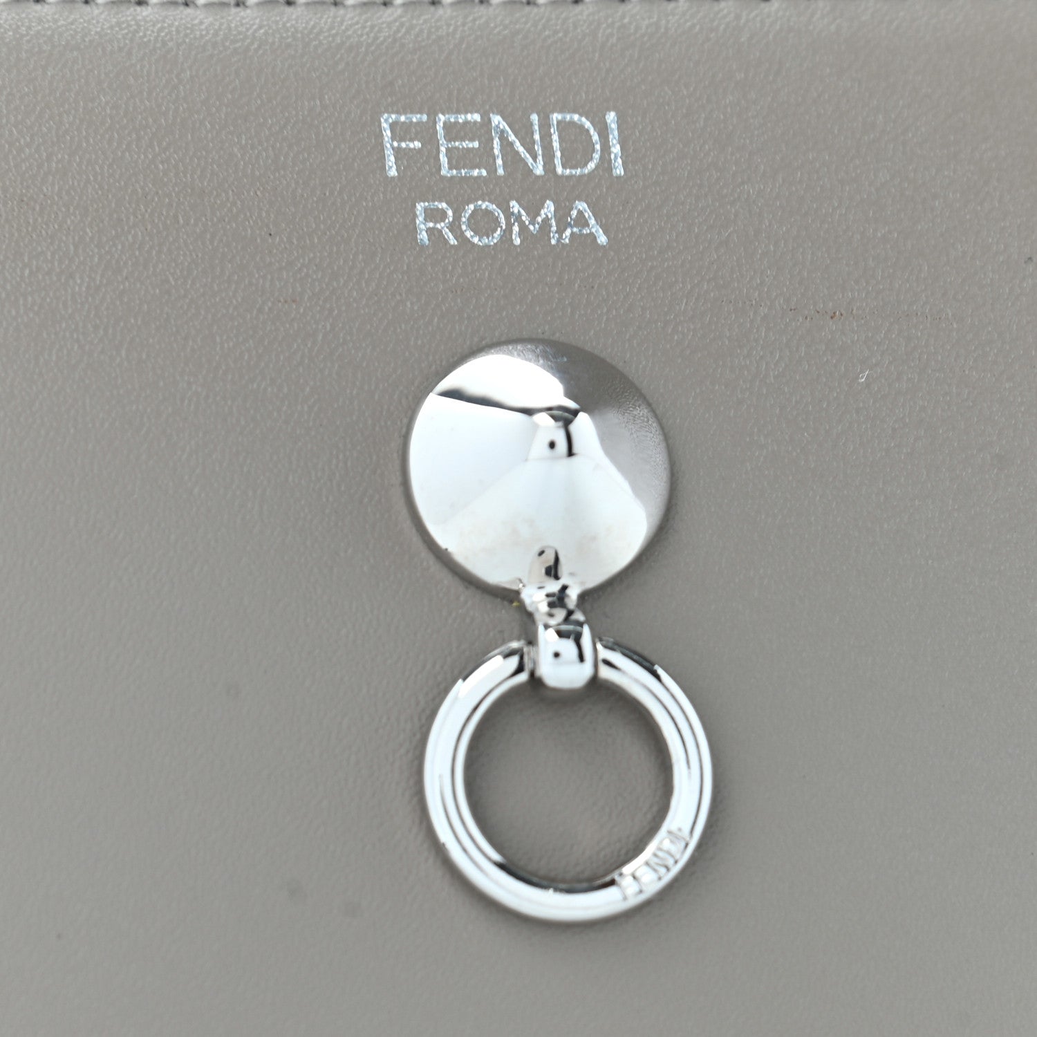 Fendi Vitello Liberty By The Way Zip Around Wallet Tortora 10 of 11
