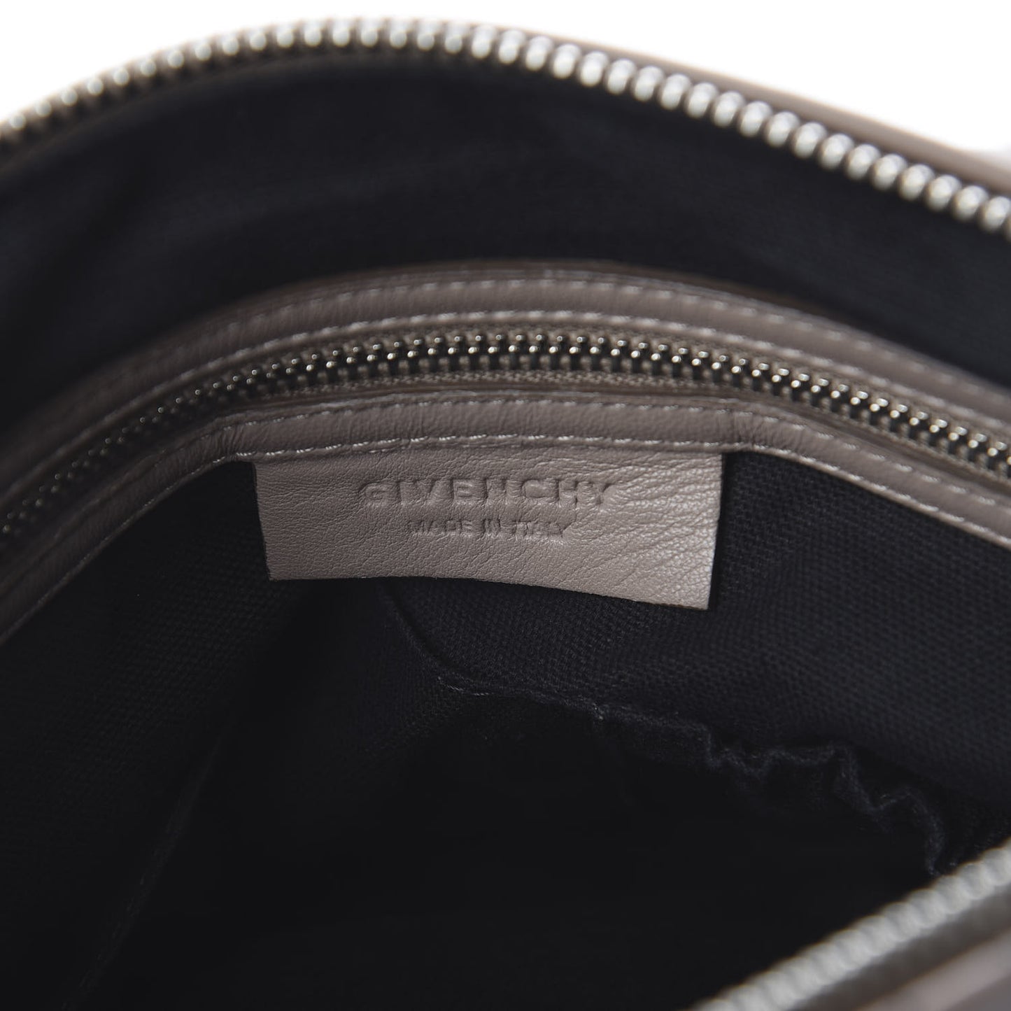 Calfskin Crocodile Embossed Medium Pandora Taupe