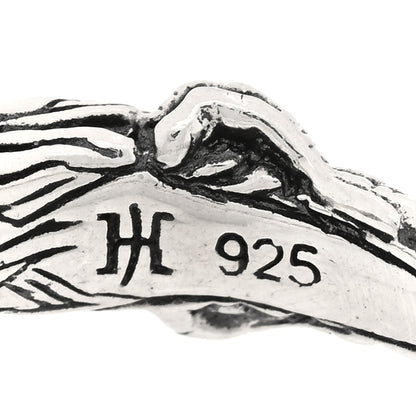 John Hardy Sterling Silver Naga Dragon Head Ring 52 6 4 of 5