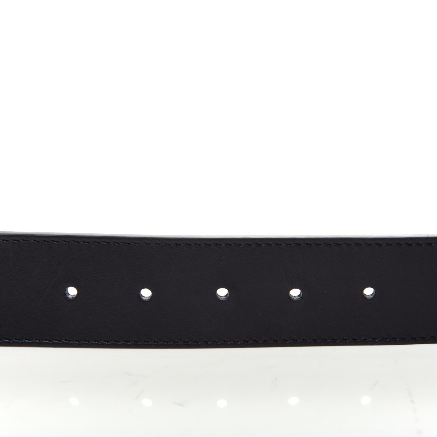Gucci Plutone Calfskin Double G 40mm Belt 70 28 Black 3 of 6
