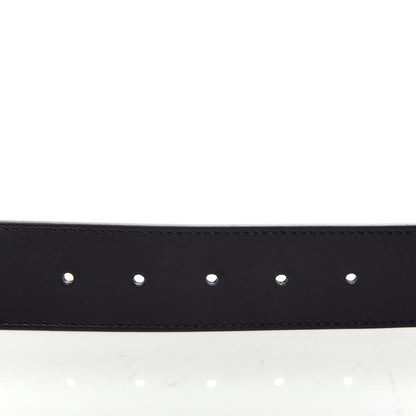Gucci Plutone Calfskin Double G 40mm Belt 70 28 Black 3 of 6
