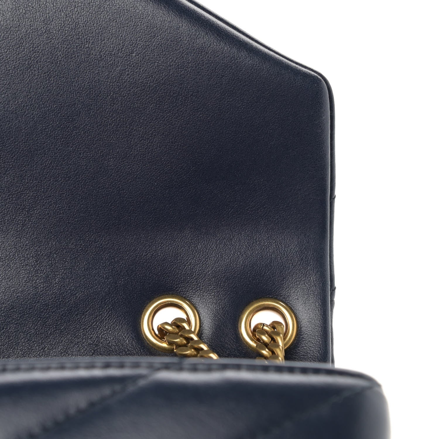 Saint Laurent Calfskin Y Quilted Monogram Small Loulou Chain Satchel Denim Brut 11 of 13