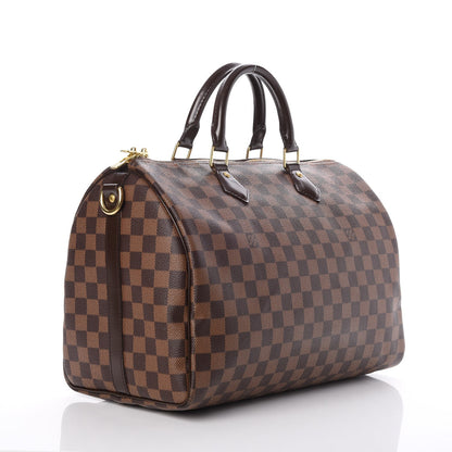 Louis Vuitton Damier Ebene Speedy Bandouliere 35 3 of 12