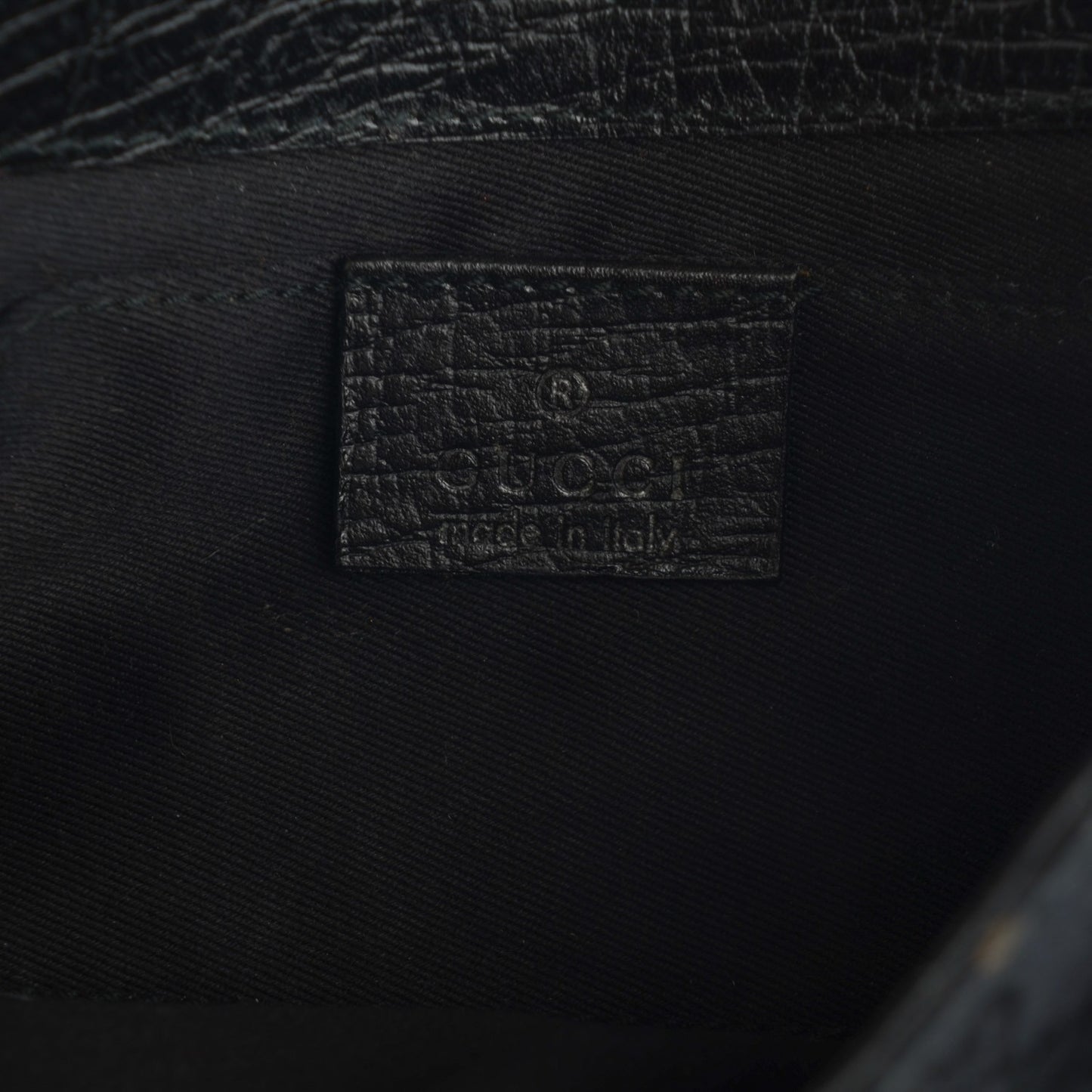Monogram Horsebit Chain Clutch Black