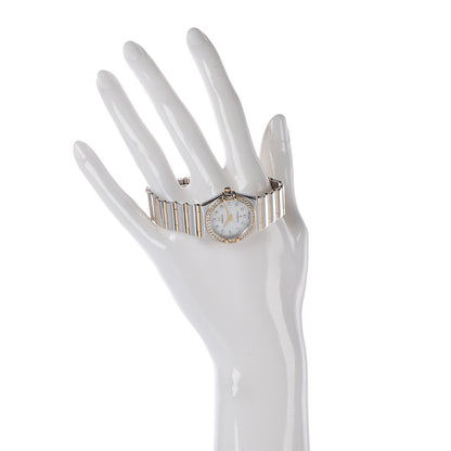 Omega Stainless Steel 18K Yellow Gold Diamond Bezel Mother of Pearl 25mm Constellation Quartz Watch 1277.75.00 2 of 6