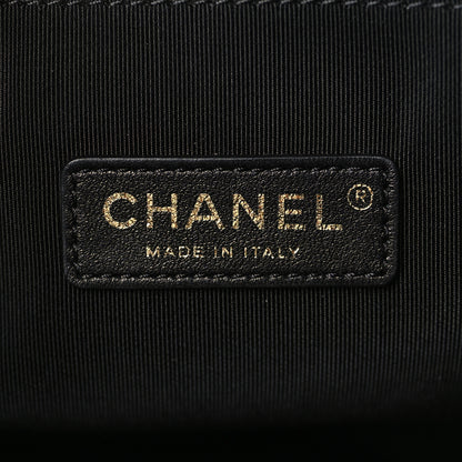 Chanel Aged Calfskin Quilted Large 31 Shopping Bag Beige Black 6 of 9