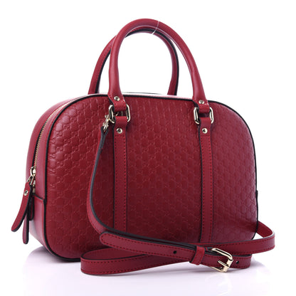 Gucci Soft Microguccissima Medium Crossbody Bag Rosso 3 of 11