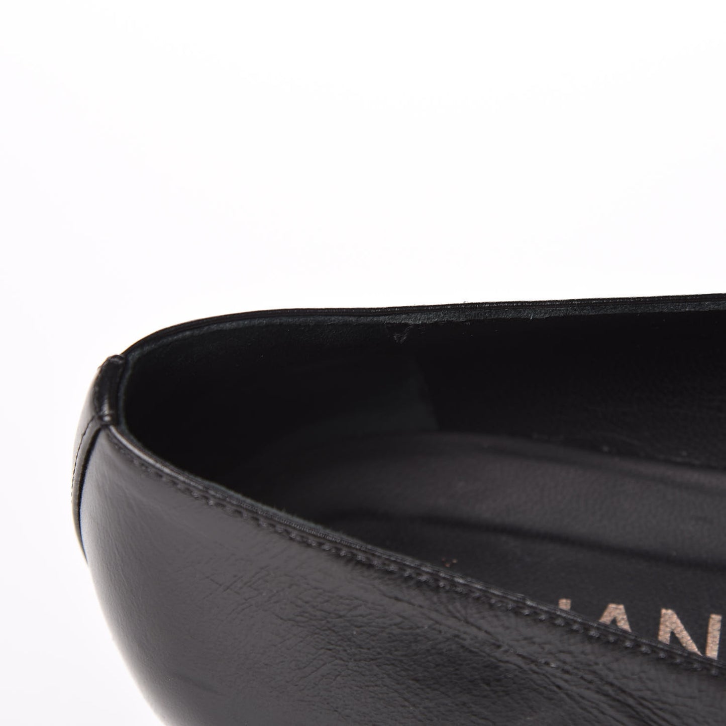 Lambskin CC Mocassin Loafers 37.5 Black