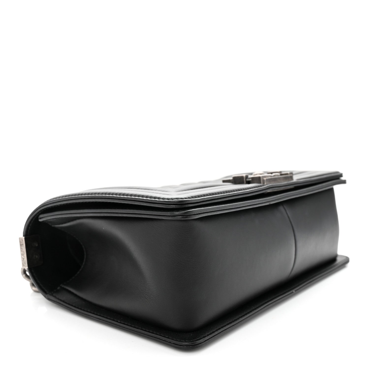 Chanel Calfskin Quilted Medium Boy Flap Black 4 of 11