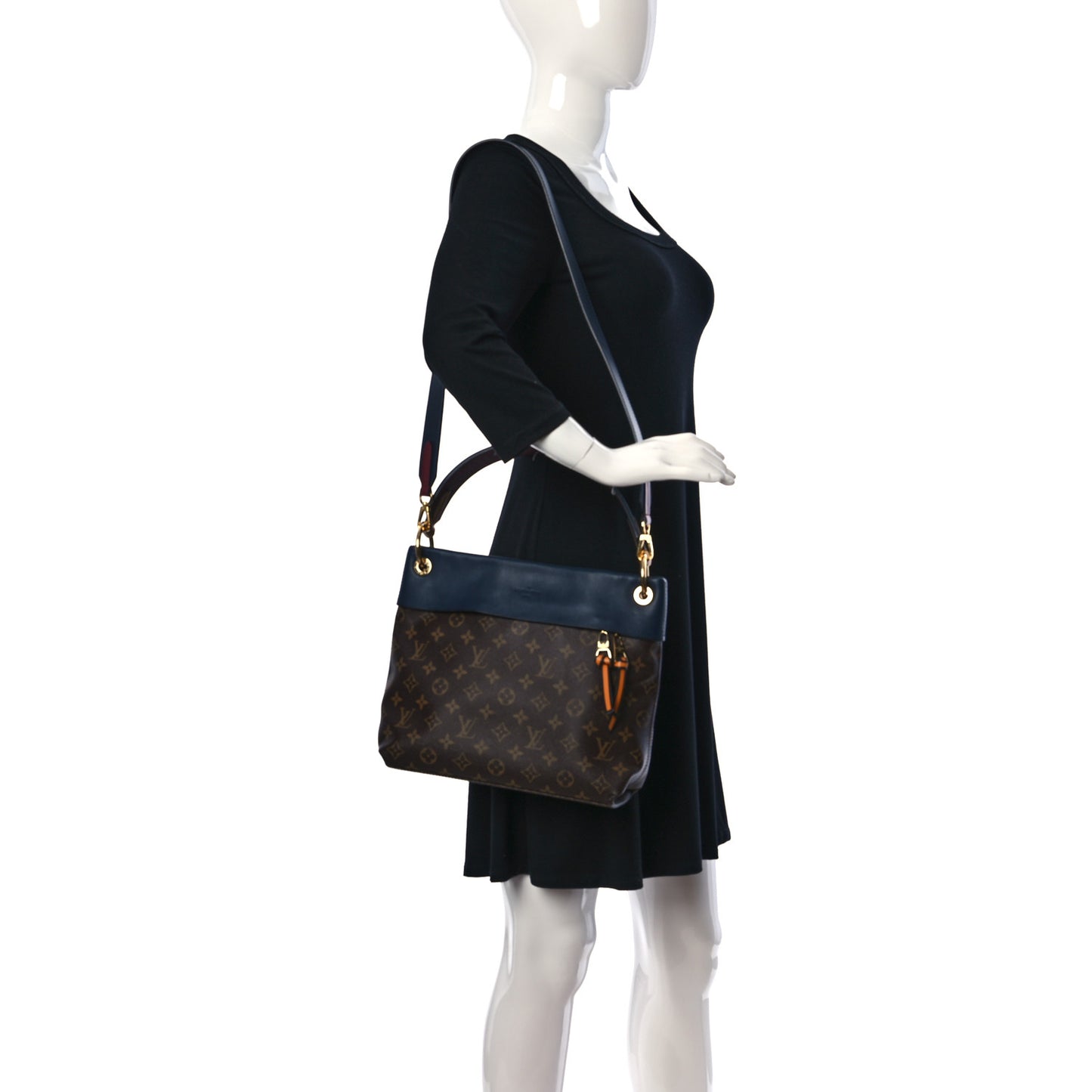 Monogram Tuileries Besace Marine Bordeaux