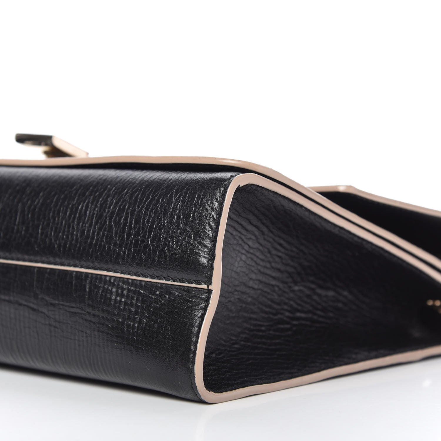 Jimmy Choo Washed Crinkled Calfskin Rebel Crossbody Bag Black 7 of 10