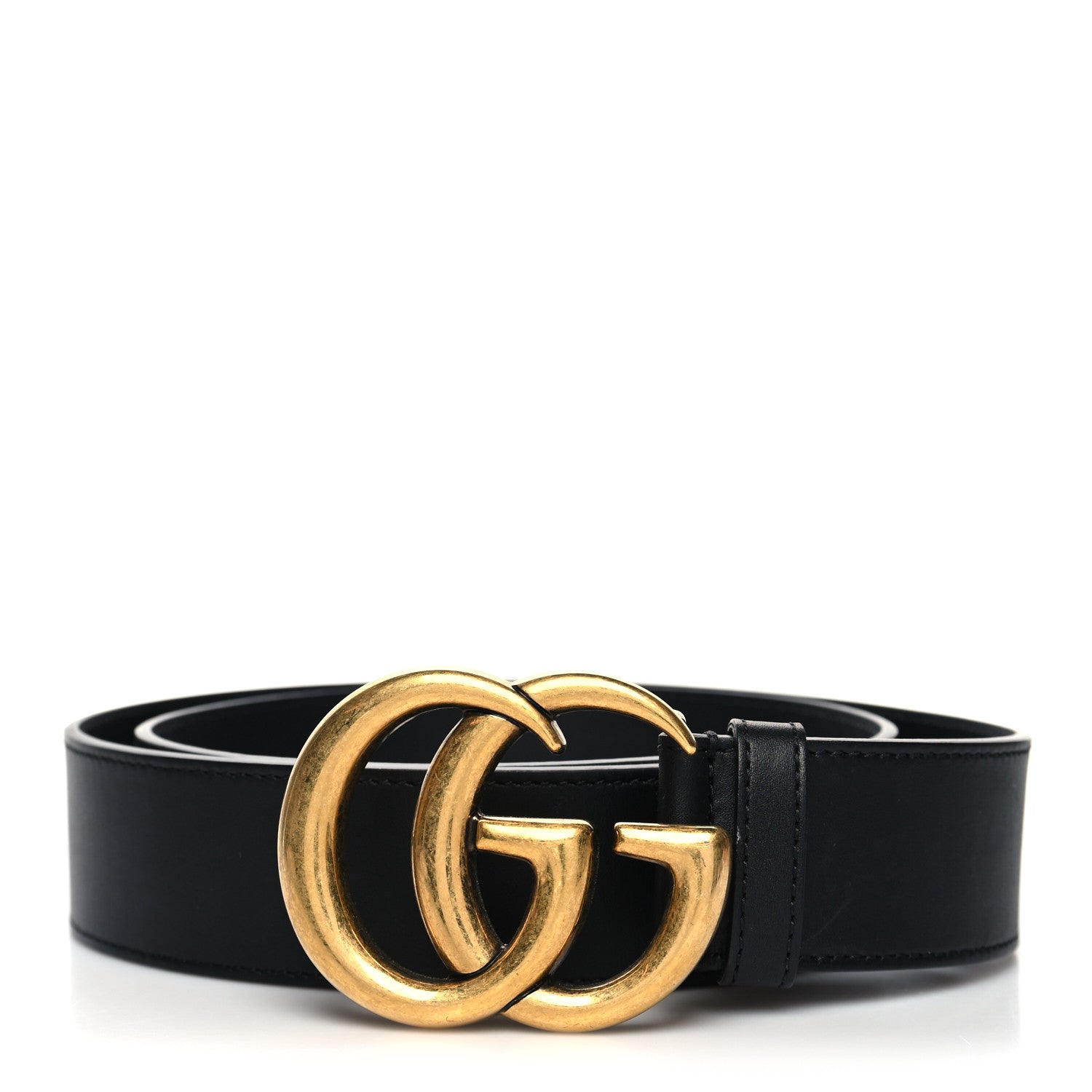 Gucci Calfskin Double G 40mm Belt 90 36 Black 1 of 5