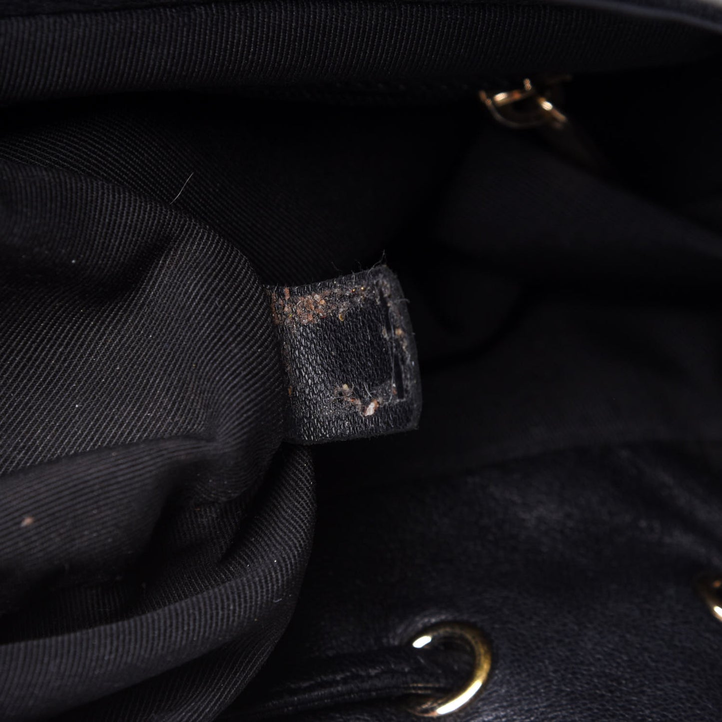 Calfskin Quilted Large Urban Spirit Backpack Black