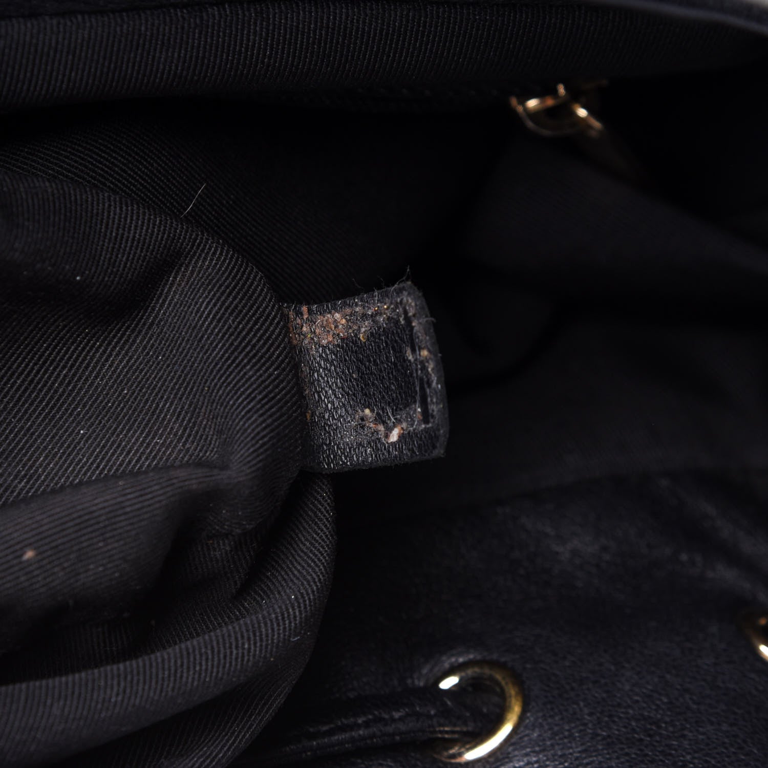 Chanel Calfskin Quilted Large Urban Spirit Backpack Black 11 of 13