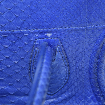 Celine Python Medium Phantom Luggage Blue 8 of 8