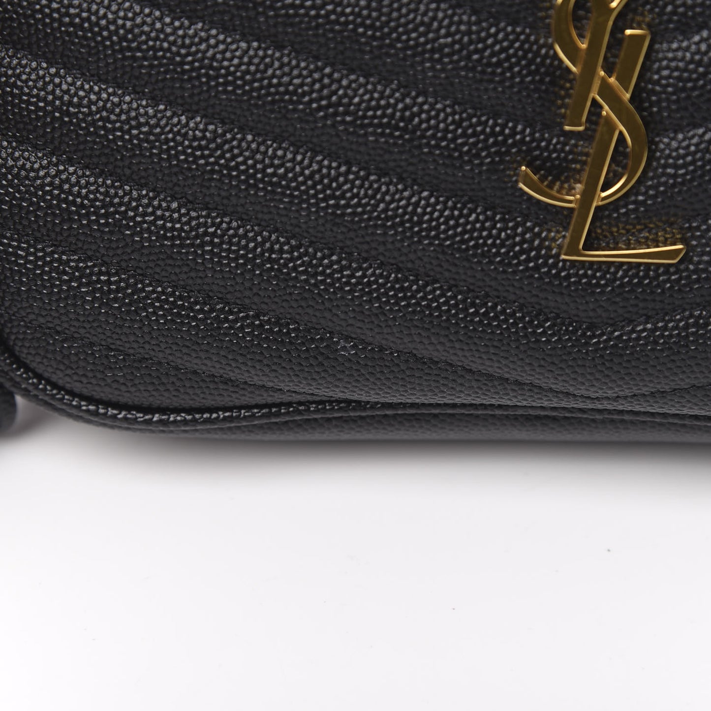 Grain De Poudre Matelasse Monogram Mini Lou Camera Bag Black