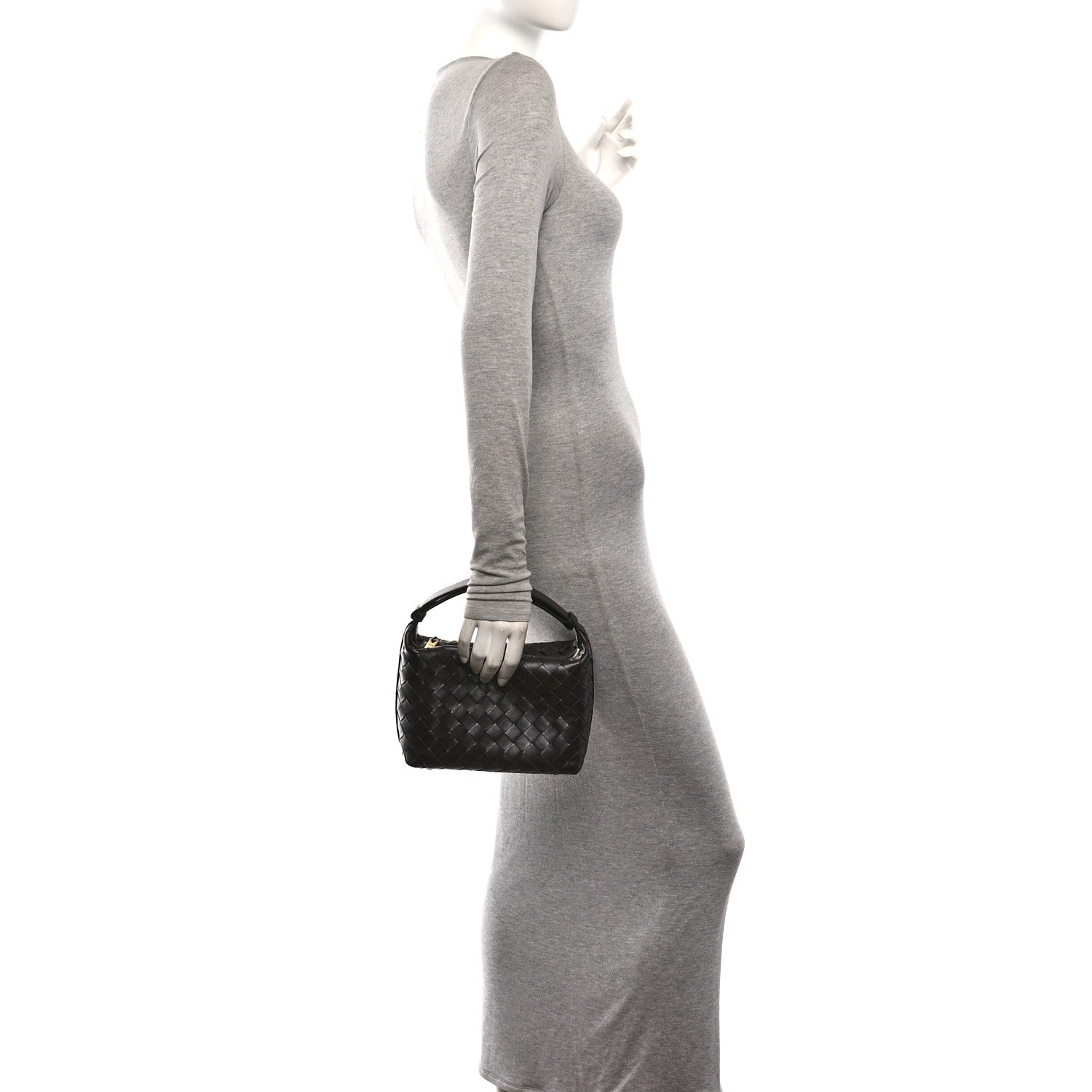 Bottega Veneta Calfskin Nappa Intrecciato Mini Wallace Fondant 2 of 11
