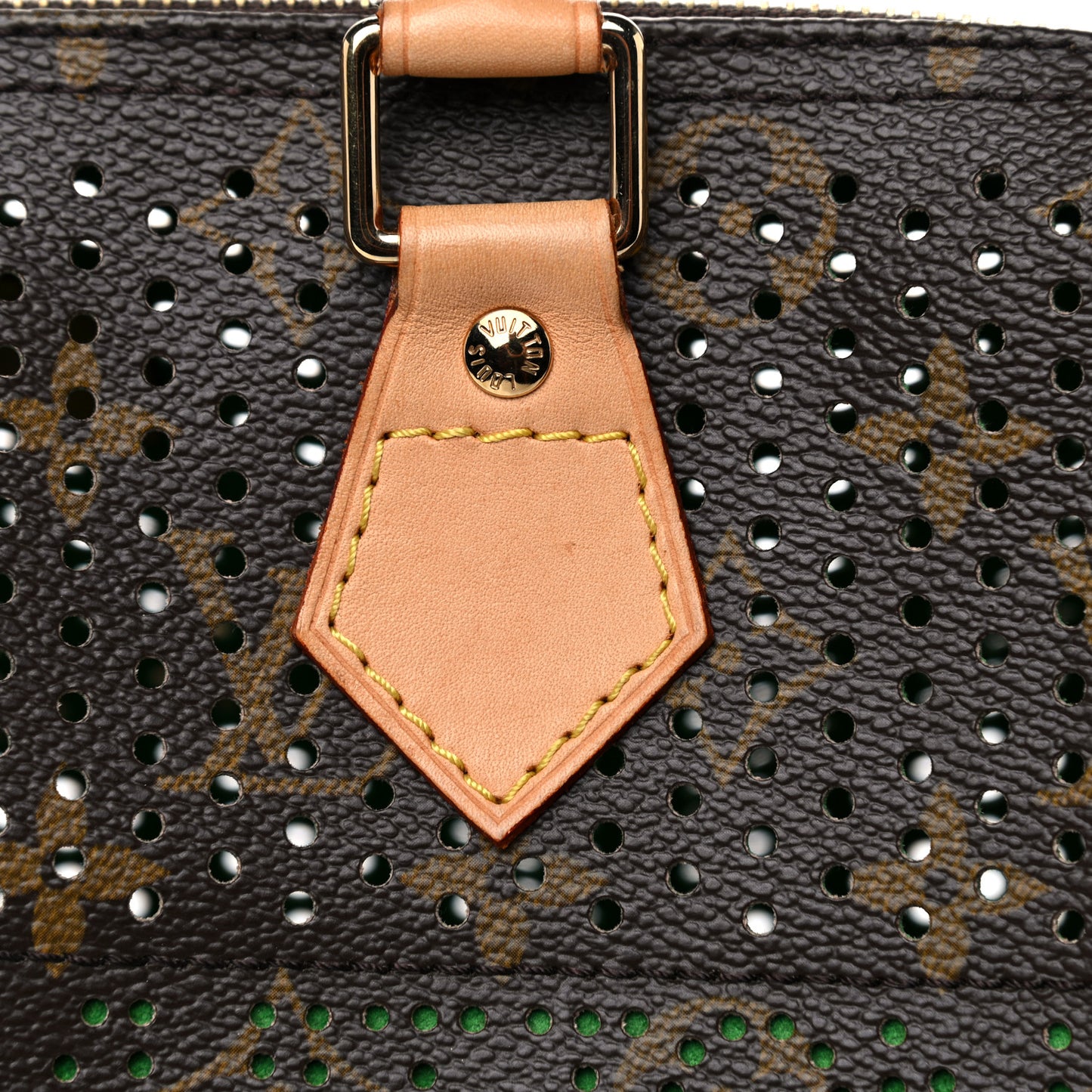 Monogram Perforated Speedy 30 Green