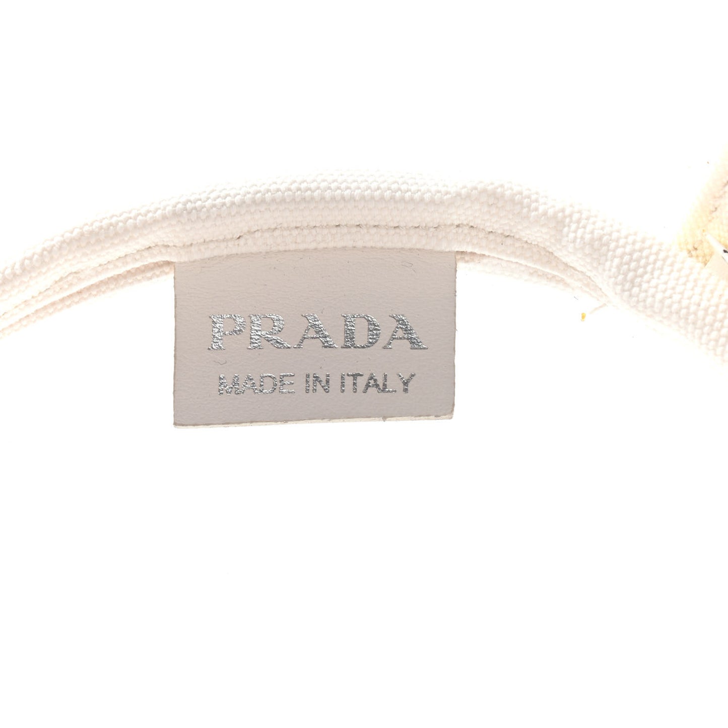 Plexiglass Calfskin Small Shopper Tote White