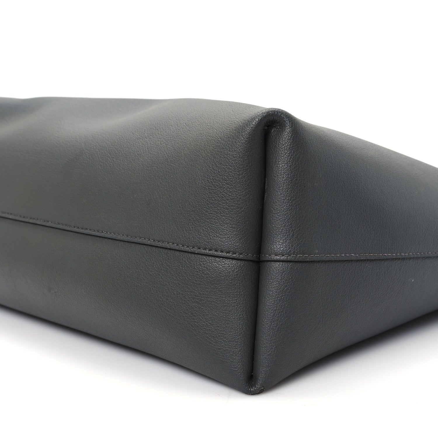 Saint Laurent Calfskin Large Shopping Tote Storm 11 of 12
