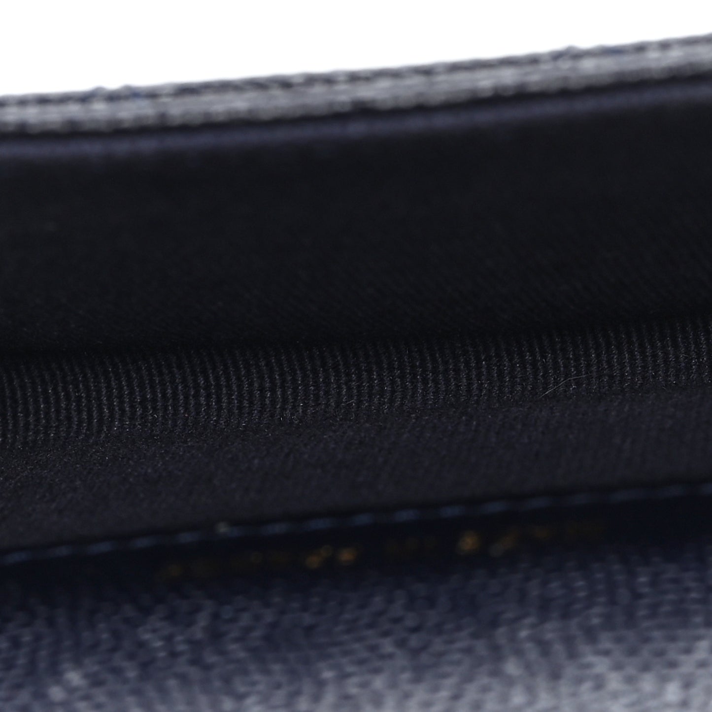 Caviar Quilted Flap Card Holder Navy Blue